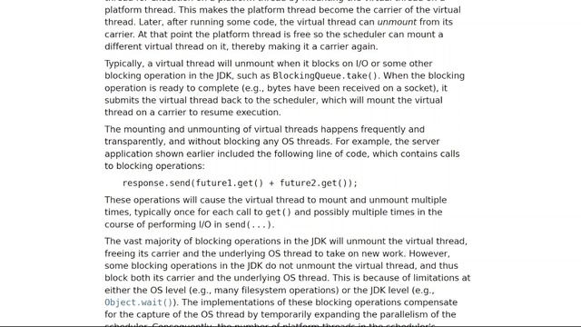 Java 21: Feature #8 - JEP 444: Virtual Threads смотреть онлайн