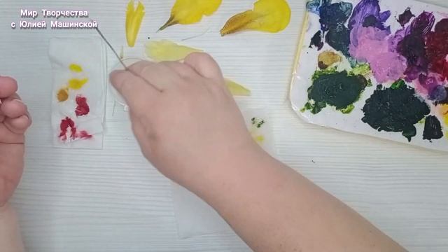 Процесс работы. Желтый Ирис из холодного фарфора смотреть онлайн