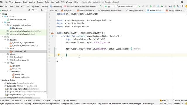 Aula 4 - Projeto Login Validação de Formulário Parte 1: Ativação de ViewBinding смотреть онлайн