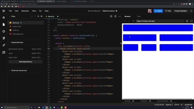 React & Material UI #10: Grid & Grid Layout смотреть онлайн