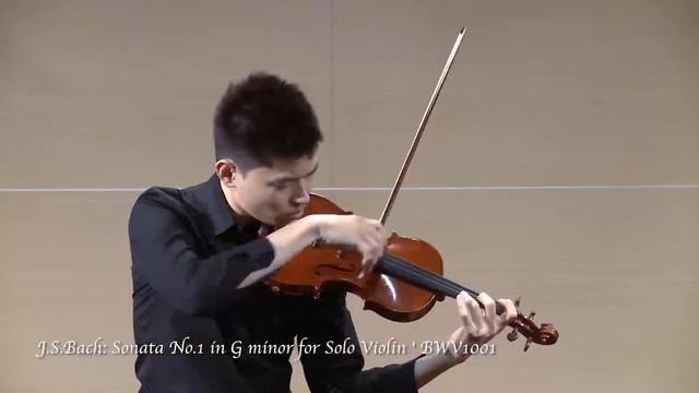 J S Bach Sonata No 1 in g minor for solo Violin, BWV1001 смотреть онлайн