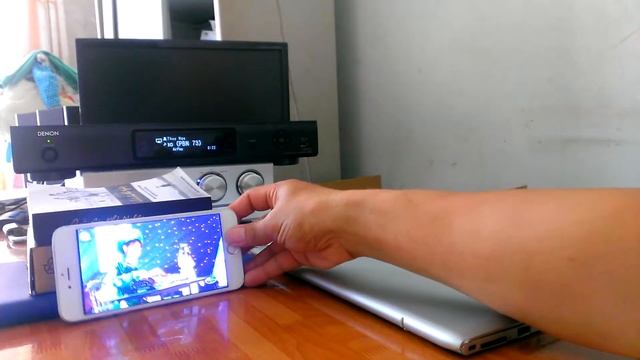 Setup ( cài đặt kết nối ) Airplay with Denon DNP 720 смотреть онлайн