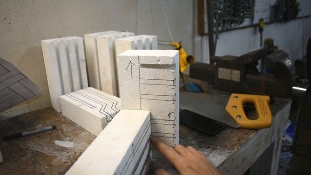 DIY Electric Heat Treat Oven/Kiln/Furnace Part 1: Cutting the Bricks, Element Groove Layout смотреть онлайн