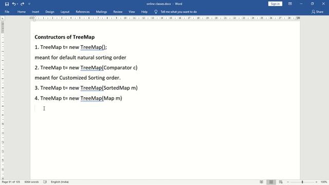 Java Module 4 | Java Collection Framework | part-9 | SortedMap and TreeMap смотреть онлайн