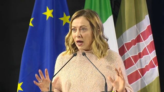 GIORGIA MELONI A BASTIA UMBRA PER LA FIRMA DELL’ACCORDO PER LO SVILUPPO E LA COESIONE