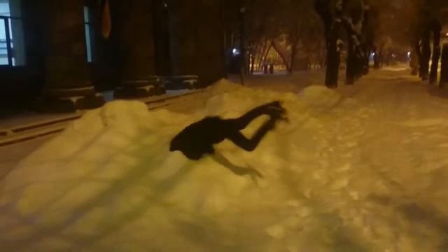 Like fox ( ._.) Ныряем в снег *-* смотреть онлайн