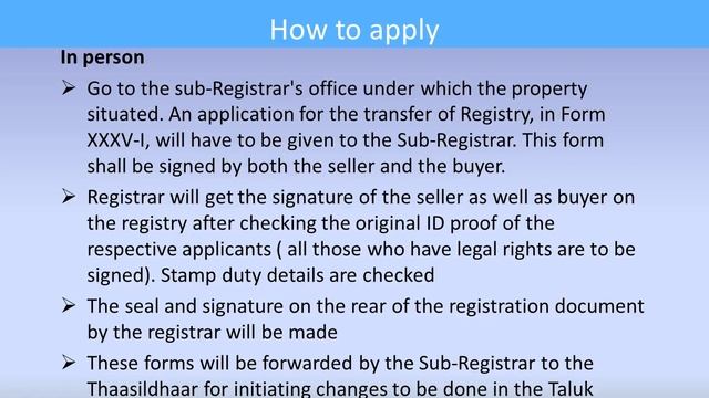 Tamil Nadu – Register A Land Or Property смотреть онлайн