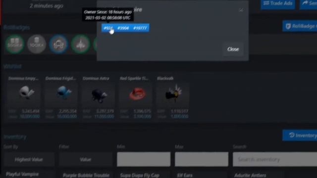 (ROBLOX) Rolimons | Item Status Checker [2021] смотреть онлайн