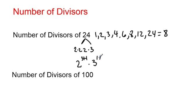 Number of Divisors смотреть онлайн