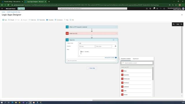How to Insert Data in SQL using Logic App API смотреть онлайн