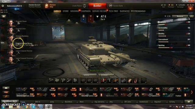 WoT Gameplay #10 Maxed Out AT8 (Partial) смотреть онлайн