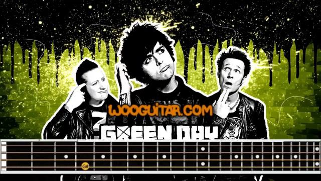 "Boulevard Of Broken Dreams" Green Day Bass Cover Tutorial Tabs смотреть онлайн