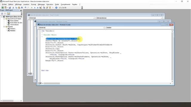 #3 Faire une base de données Clients sur Excel-VBA : Les macros смотреть онлайн