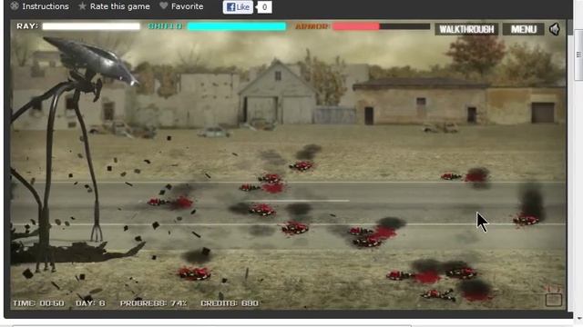 Tripod Attack Game смотреть онлайн