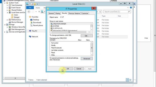 How to setup ftp server in server 2012 r2 | Install and Configure ftp server in windows server 2012 смотреть онлайн