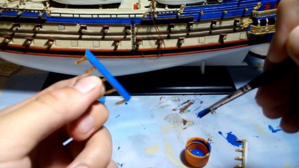 Сборочка линкора Сирена((часть 6)) Heller/Моделист.