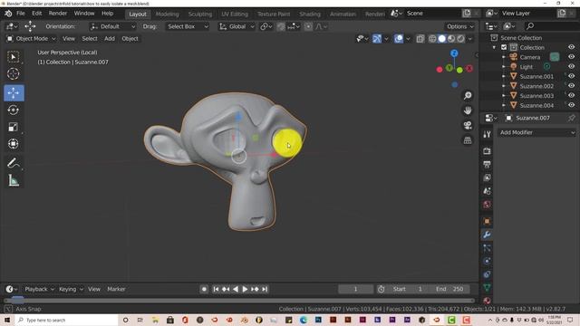 Blender Quick Tip: Learn how to isolate a mesh in blender смотреть онлайн