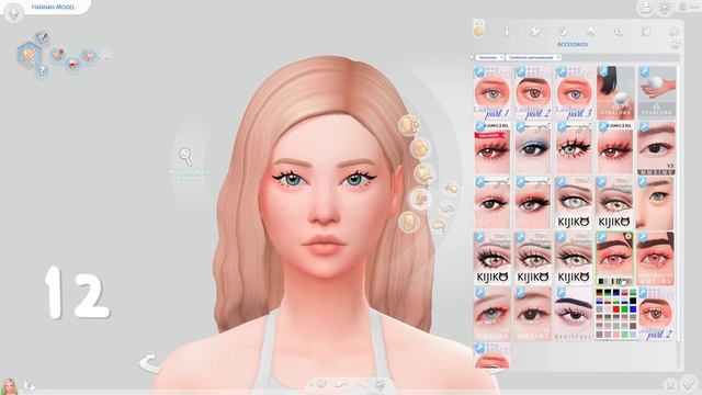 ? my eyelash collection // los sims 4 contenido personalizado haul смотреть онлайн