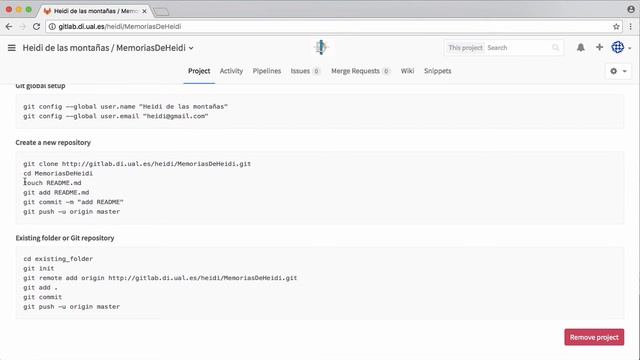 15 Crear repositorio remoto en GitLab смотреть онлайн