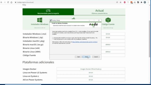 05 Instalación de Node.Js en Windows смотреть онлайн