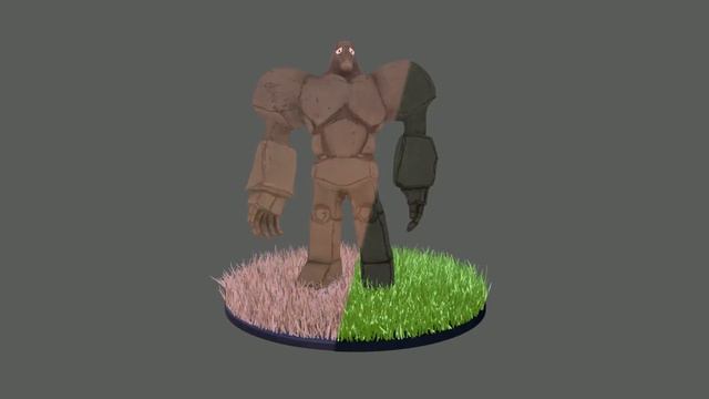 Golem - 3D Model (Time Lapse) смотреть онлайн