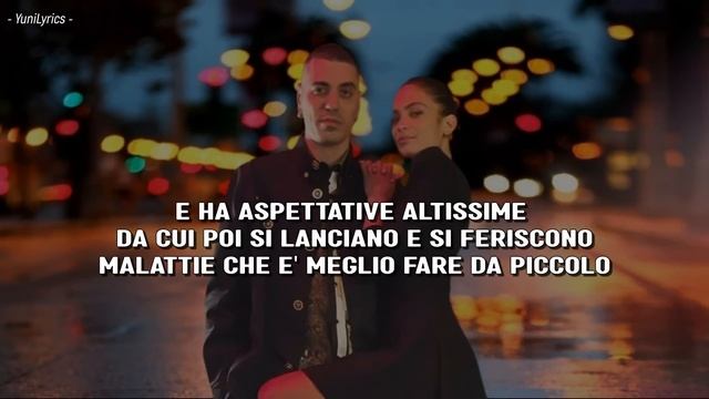 Marracash, Elodie - NIENTE CANZONI D'AMORE (Lyrics/Testo) смотреть онлайн