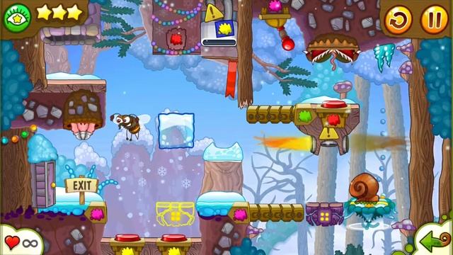 Let's Play - Snail Bob 2, Level 4-29, Winter Story смотреть онлайн