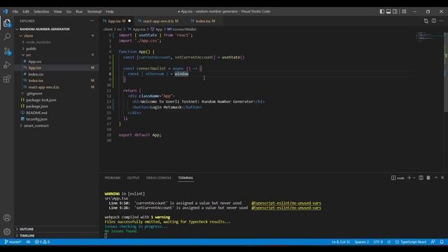 Build a Blockchain Application with React Typescript (Tutorial) смотреть онлайн