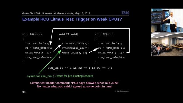 Galois, Inc. Tech Talk: Linux-Kernel Memory Ordering: Help Arrives At Last! (Paul E. McKenney) смотреть онлайн