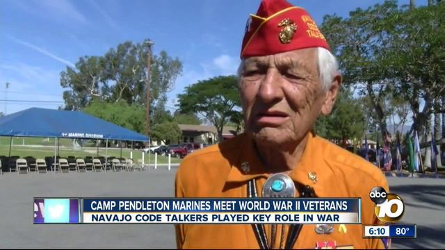 Camp Pendleton marines meet World War II veterans смотреть онлайн