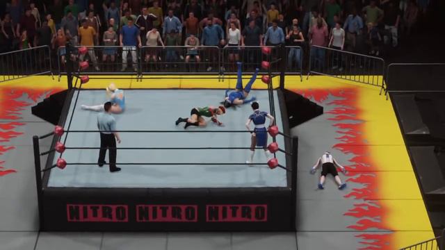 WWE 2K18 Mortal Kombat vs. Street Fighter - Extreme Rules Elimination Tornado Tag смотреть онлайн
