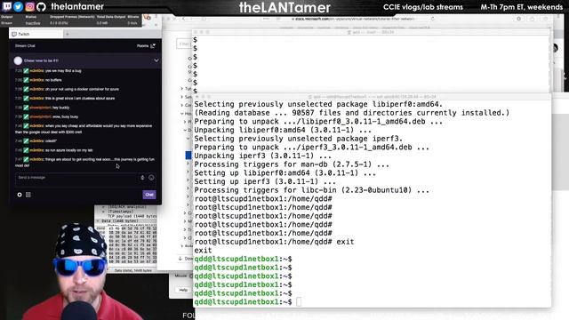 day 268 - LAB: iperf and tcp window testing with server in azure. 68 days смотреть онлайн