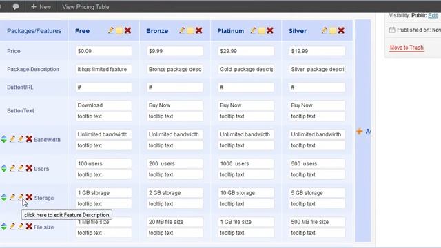 WordPress Pricing Table Builder смотреть онлайн