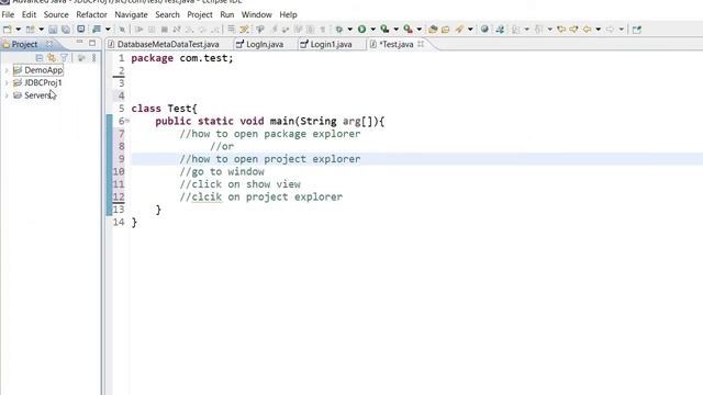 how to open Project Explorer Window Missing in Eclipse IDE _ project explorer in eclipse disappeared смотреть онлайн