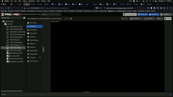 Alma Linux 9.2 and Rocky Linux 9.2 Install on Proxmox VE 7.4