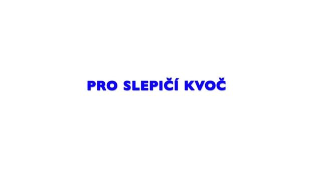 České Idiomy: Pro Slepičí Kvoč