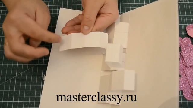 DIY Valentine's Day Card Tutorial. Подарок на 14 февраля. Объемная открытка с сердечками: видео уро смотреть онлайн