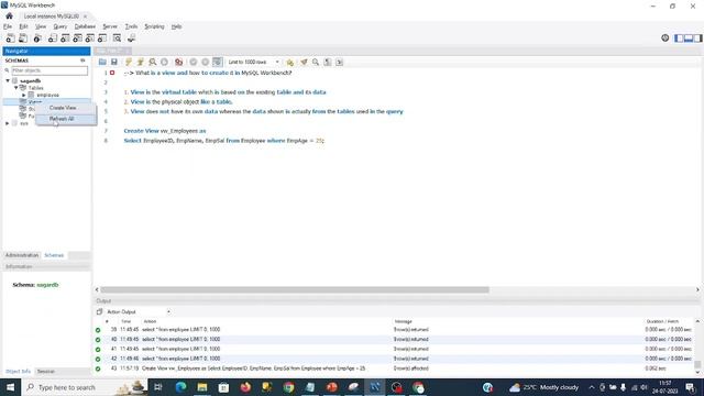 How to Create or Drop View in MySQL смотреть онлайн