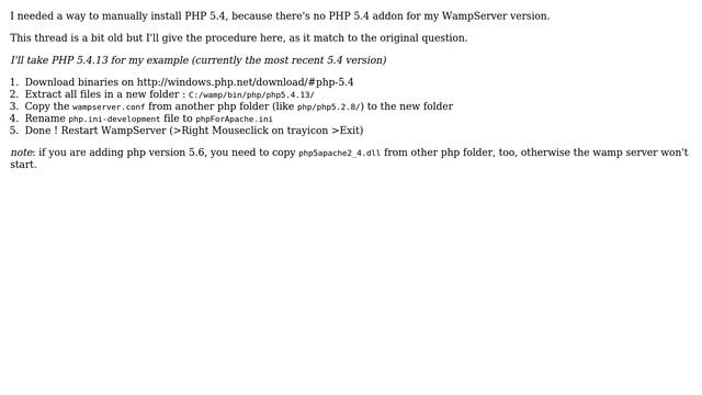 Unix & Linux: How to add new PHP version to WAMP? (4 Solutions!!) смотреть онлайн