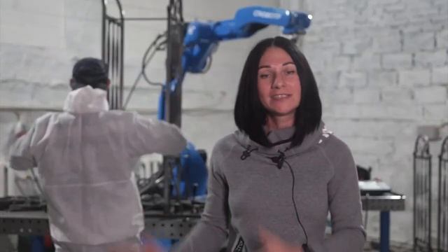 Сварка садовой мебели и кованных изделий ➔ Робот Сварщик CRP скорость и качество смотреть онлайн