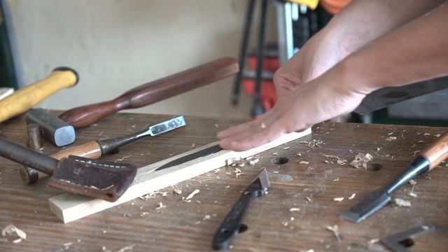 Making A Handle For A Japanese Saw | Japanese Tools | Ryoba Nokogiri