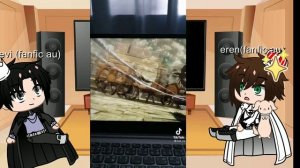 ereri fanfic au react to original au||short||lazy||