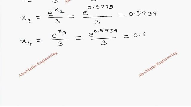 Fixed point iteration method Problem 2 Numerical Methods Engineering Mathematics смотреть онлайн