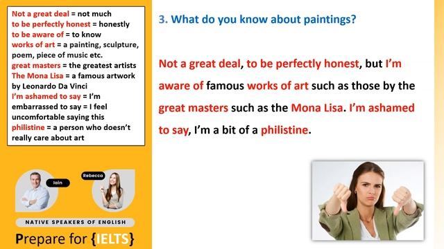 2023 - IELTS Speaking Part 1 - Art (painting and drawing) смотреть онлайн