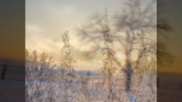 ❄️Very Beautiful Winter Forest, mountains, lakes and very pleasant music ❄️ Красивый лес, горы ❄️ смотреть онлайн
