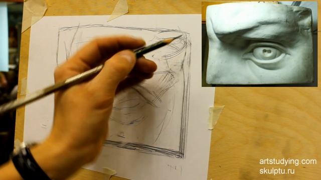 Глаз Давида. Обучение рисунку. Портрет. 23 серия смотреть онлайн