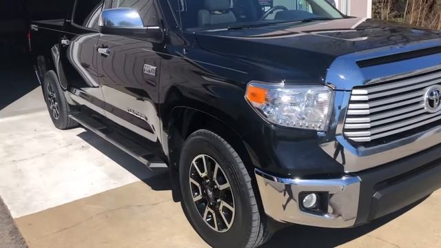 Black 2017 Toyota Tundra Limited TRD смотреть онлайн