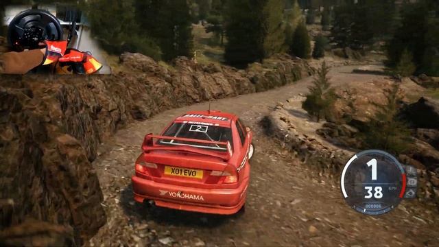 Mitsubishi Lancer Evolution Ⅵ Max Attack | EA Sports WRC | T300RS + TH8A