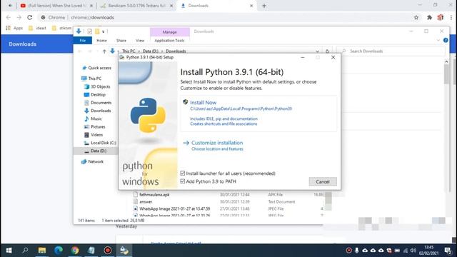 Install Python di Windows 10 ??? #part1 смотреть онлайн