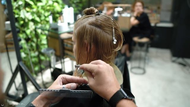 HOW TO CUT SURFER BOY HAIRCUT tutorial - NIKITOCHKIN смотреть онлайн